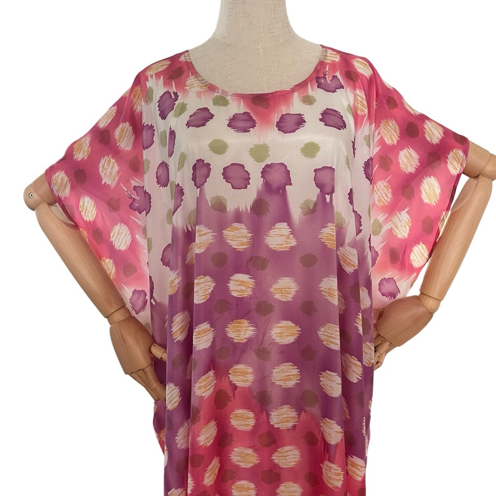 Kaftan Abstract Print One Size - image 2